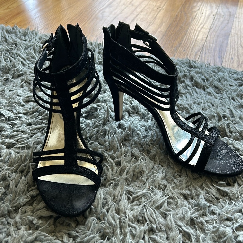 Alfani black heels